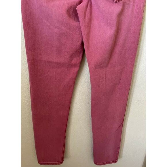 Mossimo Red Stonewash Skinny Jegging Jeans Pants Size 9 Fit 6 Inseam 29 - Picture 7 of 7
